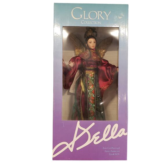 Della Reese's Doll Angel Glory Collection Zhin Gui Asian American 8101 NRFB - Picture 13 of 13